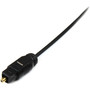 StarTech.com Digital SPDIF audio cable (optical) - TOSLINK (M) - TOSLINK (M) - fiber optic - 10 ft - Toslink - Toslink - 10ft (THINTOS10)