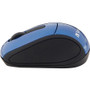 Verbatim Wireless Mini Travel Optical Mouse - Blue - Optical - Wireless - Radio Frequency - Blue - 1 Pack - USB 2.0 - 1600 dpi - Wheel (97471)