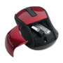 Verbatim Wireless Mini Travel Optical Mouse - Red - Optical - Wireless - Radio Frequency - Red - 1 Pack - USB - 1600 dpi - Scroll (97540)