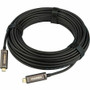 Kramer USB 3.1 Gen-2 Optical USB-C (M) to USB-C (M) Cable - 50 ft Hybrid Fiber Optic Data Transfer Cable for Network Device, USB - 1 x (Fleet Network)