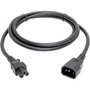 Tripp Lite 6ft Laptop Power Cord Adapter Cable C14 to C5 2.5A 18AWG 6' - For Computer, Notebook, PDU - 120 V AC / 2.50 A, 230 V AC - (P014-006)