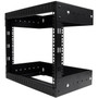 StarTech.com 8U Open Frame Wallmount Equipment Rack - Adjustable Depth - 8U Wall Mounted (Fleet Network)