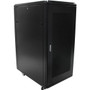 StarTech.com 25U AV Rack Cabinet - 36in - Portable Server / IT Computer Equipment Cabinet - Free Standing Data Rack w/ Casters - Easy (RK2536BKF)