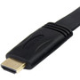 StarTech.com 25 ft Flat High Speed HDMI Cable with Ethernet - Ultra HD 4k x 2k HDMI Cable - HDMI to HDMI M/M - HDMI - 25 ft - 1 x HDMI (HDMIMM25FL)