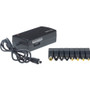 Manhattan Universal Notebook Power Adapter - 120 V AC, 230 V AC Input - 12 V DC/4 A, 15 V DC, 16 V DC, 18 V DC, 19 V DC, 20 V DC, 24 V (Fleet Network)