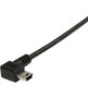 StarTech.com 3 ft Mini USB Cable - A to Right Angle Mini B - Type A Male USB - Type B Male mini-USB - 3ft - Black (USB2HABM3RA)