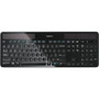 Logitech K750 Wireless Solar Keyboard - Wireless Connectivity - RF - USB Interface - English (Canada) - PC - Black (Fleet Network)