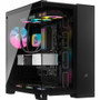 Corsair iCUE LINK 6500X RGB Mid-Tower ATX Dual Chamber PC Case - Black - Mid-tower - Black - Tempered Glass - Micro ATX, Mini ITX - 10 (Fleet Network)