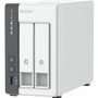 QNAP TS-216G SAN/NAS Storage System - ARM Cortex A55 Quad-core (4 Core) 2 GHz - 2 x HDD Supported - 0 x HDD Installed - 2 x SSD - 0 x (Fleet Network)