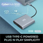Adesso USB-C to Dual HDMI Adapter - 2 x HDMI Digital AudioVideo - Female - 1 x USB Type C - Male - 3840 x 2160 Supported AUH-5020
