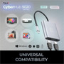 Adesso USB-C to Dual HDMI Adapter - 2 x HDMI Digital AudioVideo - Female - 1 x USB Type C - Male - 3840 x 2160 Supported AUH-5020