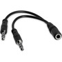 StarTechcom_35mm_4_Position_to_2x_3_Position_35mm_Headset_Splitter_Adapter_-_FM_-_Mini-phone_Female_Stereo_Audio_-_Mini-phone_Male_MUYHSFMM