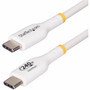 StarTechcom 13ft White USB-C Charging Cable USB-IF Certified USB C Cable 240W PD EPR USB 20 Type-C Laptop Charger Cord TPE - USB USB2EPR13FW
