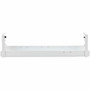 StarTechcom Under Desk Cable Management Tray Length Adjustable Clamp-On Installation No Drilling Required White - Length cable to CALW-DESK-CABLE-TRAY
