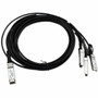 Axiom 100GBASE-CR4 QSFP28 to 4 SFP28 Passive DAC Fortinet Compatible 5m - 164 ft Twinaxial Network Cable for Network Device Router FN-CABLE-QSFP28-4SFP28-5-AX