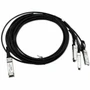 Axiom 100GBASE-CR4 QSFP28 to 4 SFP28 Passive DAC Fortinet Compatible 3m - 98 ft Twinaxial Network Cable for Network Device Router - FN-CABLE-QSFP28-4SFP28-3-AX
