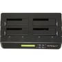 StarTech.com 4 Bay USB 3.0/ eSATA Hard Drive Duplicator Dock for 2.5" & 3.5" SATA/ IDE SSD HDD - Standalone 1:3 Copier Docking Station (SATDOCK4U3RE)