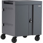 Bretford CUBE Cart - 2 Shelf - PushPull Handle - 4 Casters - Steel - 30 Width x 265 Depth x 375 Height - Orchid - For 36 Devices TVC36PAC-270ORC