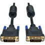 Tripp Lite 10ft DVI Dual Link Digital TMDS Monitor Cable DVI-D M/M 10' - DVI-D Male - DVI-D Male Video - 3.05m (Fleet Network)