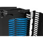 Legrand Wire Cage Kit Q-Series Manager Kit of 4 12 Width - Wire Cage - Black - 4 - Steel QVMDCK12