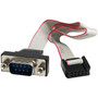 StarTechcom_16in_9_Pin_Serial_Male_to_10_Pin_Motherboard_Header_Panel_Mount_Cable_-_for_Motherboard_-_16_-_1_Pack_-_1_x_DB-9_Male_-_1_PNL9M16