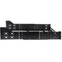 StarTech.com 3U Fixed 19" Adjustable Depth Universal Server Rack Rails - 215lb Load Capacity - Steel - Black (UNIRAILS3U)