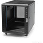 StarTech.com 12U AV Rack Cabinet - Network Rack with Glass Door - 19 inch Computer Cabinet for Server Room or Office (RK1236BKF) - and (Fleet Network)