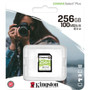 Kingston Canvas Select Plus SDS2 256 GB Class 10UHS-I U3 SDXC - 1 Pack - 100 MBs Read - 85 MBs Write - Lifetime Warranty SDS2256GB
