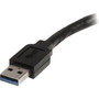 StarTech.com 5m USB 3.0 Active Extension Cable - M/F - USB - 16.40 ft - 1 Pack - 1 x Type A Male USB - 1 x Type A Female USB - - Black (USB3AAEXT5M)