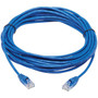 Tripp Lite by Eaton Cat6a 10G Snagless Molded Slim UTP Network Patch Cable MM Blue 25 ft - 25 ft Category 6a Network Cable for - N261-S25-BL