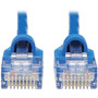 Tripp Lite by Eaton Cat6a 10G Snagless Molded Slim UTP Network Patch Cable MM Blue 25 ft - 25 ft Category 6a Network Cable for - N261-S25-BL