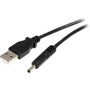 StarTechcom_3_ft_USB_to_Type_H_Barrel_5V_DC_Power_Cable_-_5V_DC_-_Black_USB2TYPEH