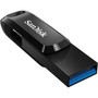 SanDisk Ultra Dual Drive Go USB Type-C - 64 GB - USB 31 Type C USB Type A - 150 MBs Read Speed - Black SDDDC3-064G-G46