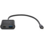 Kensington PD1000 USB-C Dongle - for Notebook - 95 W - USB Type C - 3 x USB Ports - USB Type-A - USB Type-C - Wired K39100WW