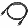 Targus 08M USB-C Male to USB-C Male Thunderbolt 3 40Gbps Cable - 26 ft Thunderbolt 3 Data Transfer Cable for Docking Station - End ACC1128GLX