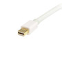 StarTech.com 3m (10 ft) White Mini DisplayPort to DisplayPort 1.2 Adapter Cable M/M - DisplayPort 4k - 1 x Mini DisplayPort Male - 1 x (MDP2DPMM3MW)