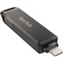 SanDisk iXpand Flash Drive Luxe - 128 GB - USB 31 Type C Lightning - Black SDIX70N-128G-GN6NE