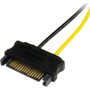 StarTechcom_6in_SATA_Power_to_6_Pin_PCI_Express_Video_Card_Power_Cable_Adapter_-_6_-_SATA_-_PCI-E_SATPCIEXADAP