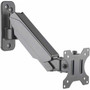 Manhattan 461603 Wall Mount for Monitor Display TV Flat Panel Display Curved Screen Display - Black - Height Adjustable - 1 - 17 461603