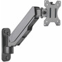 Manhattan 461603 Wall Mount for Monitor Display TV Flat Panel Display Curved Screen Display - Black - Height Adjustable - 1 - 17 461603
