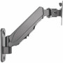 Manhattan 461603 Wall Mount for Monitor Display TV Flat Panel Display Curved Screen Display - Black - Height Adjustable - 1 - 17 461603