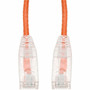 AddOn 5ft Orange CAT 6A Slim PVC Ethernet Cable Snagless Clear-Claw RJ-45 MM - 5 ft Category 6a Network Cable for Network Device - 1 ADD-5FSLCAT6A-OE