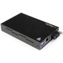 StarTech.com Gigabit Ethernet Single Mode Fiber Media Converter SC 40 km - 1000 Mbps - Supports standalone operation; or installation (Fleet Network)