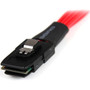 StarTech.com 1m Serial Attached SCSI SAS Cable - SFF-8087 to 4x Latching SATA - SAS/SATA for Hard Drive - 1m - 1 Pack - 1 x SFF-8087 - (SAS8087S4100)