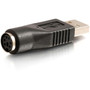 C2G_USB_Male_to_PS2_Female_Adapter_-_1_x_Type_A_Male_USB_-_1_x_Mini-DIN_PS2_Female_Keyboard_-_Black_27277