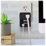 Tripp Lite by Eaton Safe-IT SK2UTRAVAM 4-Outlets Power Plug - 2 x NEMA 5-15R 2 x USB Receptacle - 120 V AC  10 A 230 V AC - Black SK2UTRAVAM
