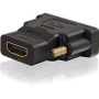 C2G Velocity DVI-D Male to HDMI Female Inline Adapter - 1 x DVI-D (Single-Link) Male Digital Video - 1 x HDMI Female Digital - Black (Fleet Network)