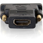 C2G Velocity DVI-D Male to HDMI Female Inline Adapter - 1 x DVI-D (Single-Link) Male Digital Video - 1 x HDMI Female Digital - Black (40746)