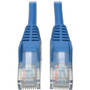 Tripp Lite 8-ft. Cat5e 350MHz Snagless Molded Cable (RJ45 M/M) - Blue - 8 ft Category 5e Network Cable for Network Device - First End: (Fleet Network)
