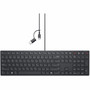 Dell Wired Collaboration Keyboard - KB525C - Canada Multilingual - Cable Connectivity - USB Type C USB Type A Interface - 15 Screen - KB525C-MUI-DAO